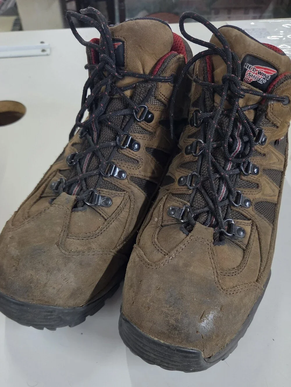 Red Wing Shoes brand red